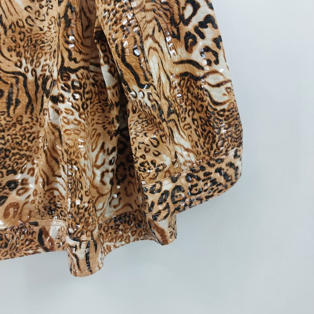 Ruby Rd Animal Print Blazer Jacket Women's Plus Size 24 - Picture 12 of 15